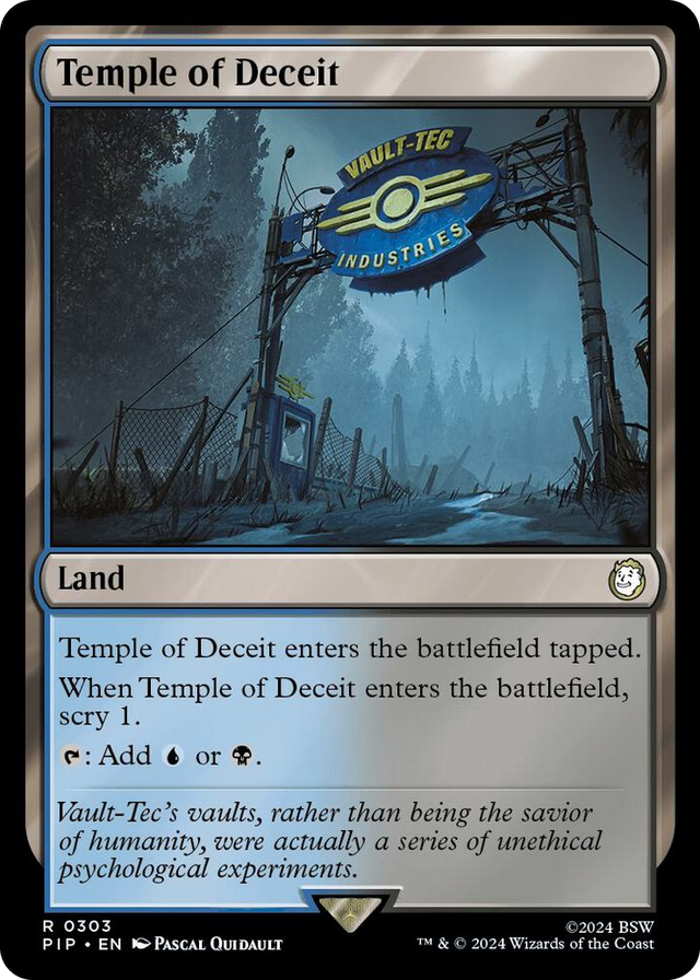 0303 Temple of Deceit R Universes Beyond: Fallout