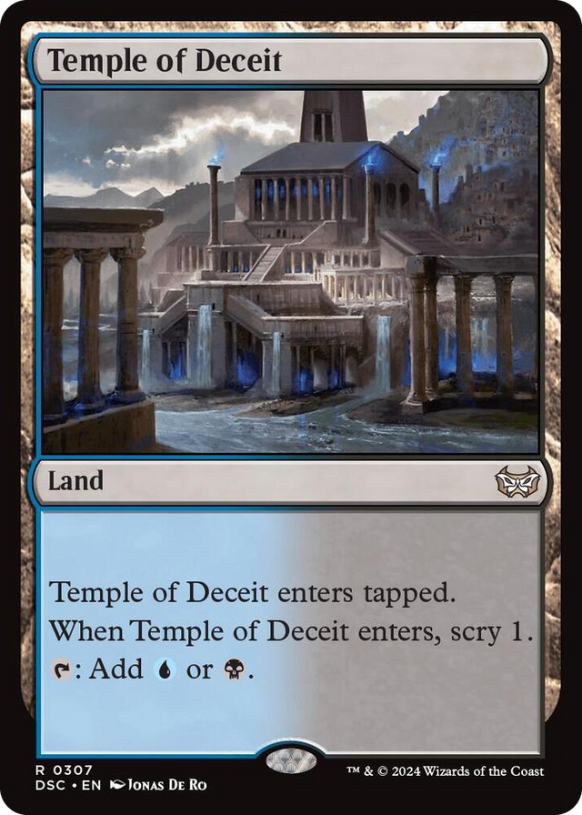 0307 Temple of Deceit R Commander: Duskmourn: House of Horror