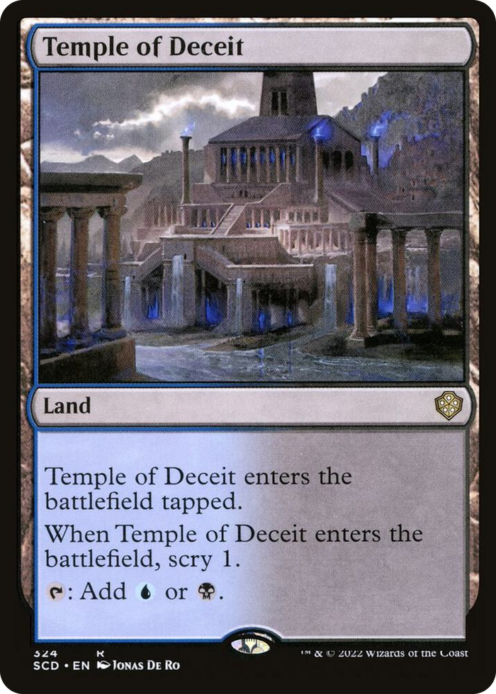 Temple of Deceit #324 R - Starter Commander Decks Pokemon card