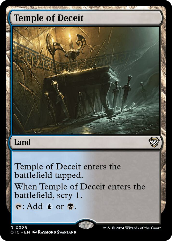 0328 Temple of Deceit R Commander: Outlaws of Thunder Junction