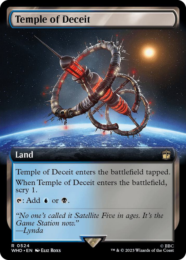 0524 Temple of Deceit (Extended Art) R Universes Beyond: Doctor Who