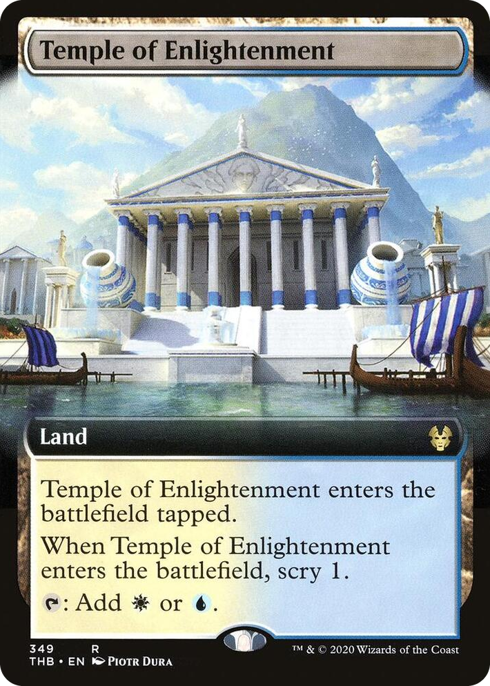0349 Temple of Enlightenment (Extended Art) R Theros Beyond Death