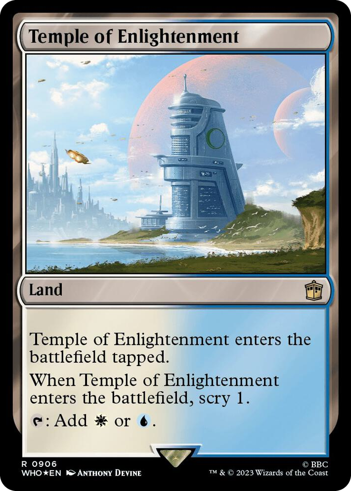 0906 Temple of Enlightenment (Surge Foil) R Universes Beyond: Doctor Who