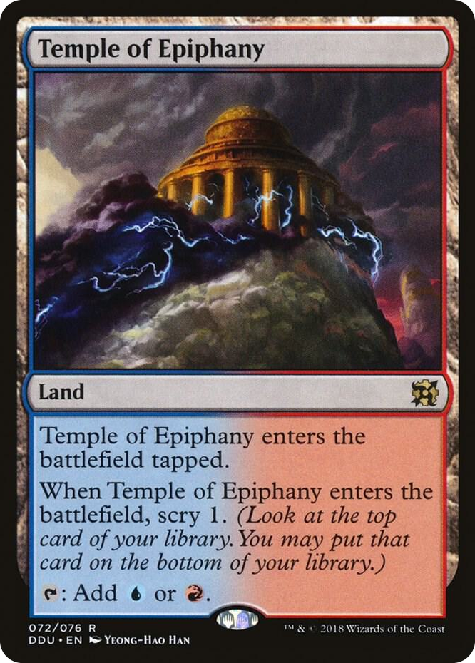 0072 Temple of Epiphany R Duel Decks: Elves vs. Inventors