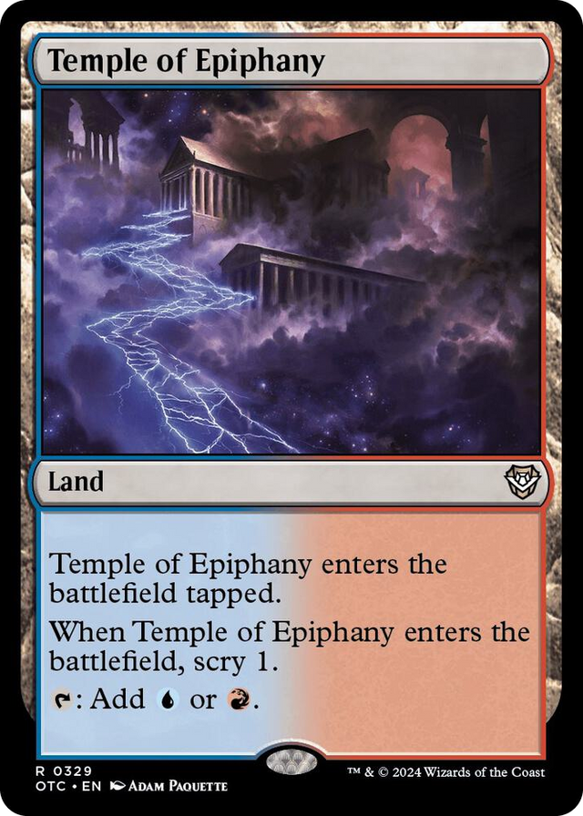 0329 Temple of Epiphany R Commander: Outlaws of Thunder Junction