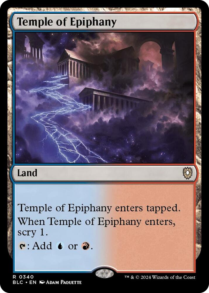 0340 Temple of Epiphany R Commander: Bloomburrow