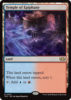 0402 Temple of Epiphany R Commander: Tarkir: Dragonstorm