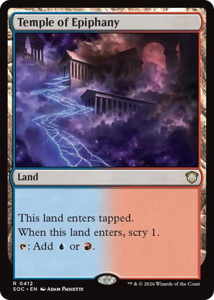 0412 Temple of Epiphany R Commander: Secrets of Strixhaven