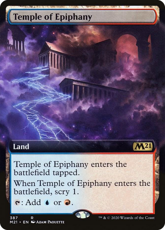 0387 Temple of Epiphany (Extended Art) R Core Set 2021