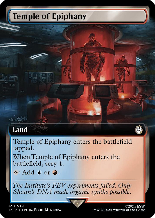 0519 Temple of Epiphany (Extended Art) R Universes Beyond: Fallout