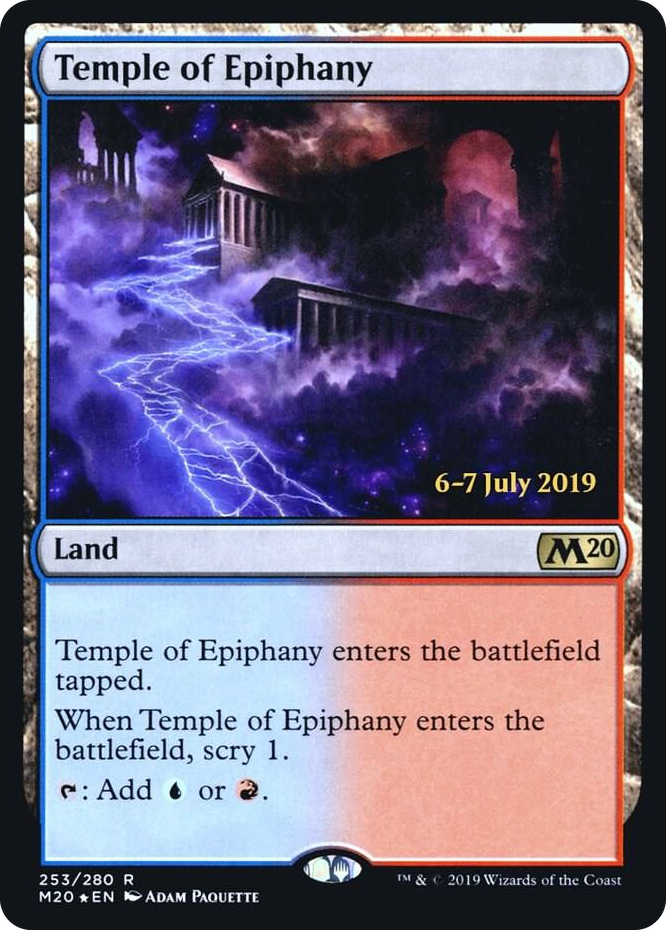 0253 Temple of Epiphany (M20) R Prerelease Cards