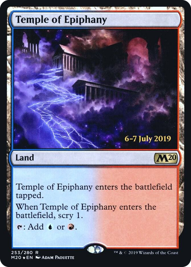 0253 Temple of Epiphany (M20) R Prerelease Cards