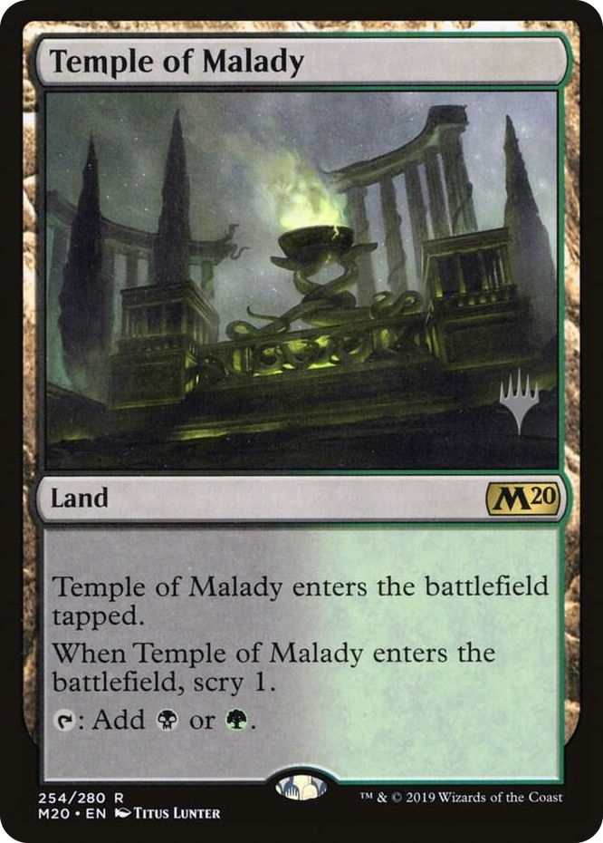 0254 Temple of Malady R Promo Pack: Core Set 2020