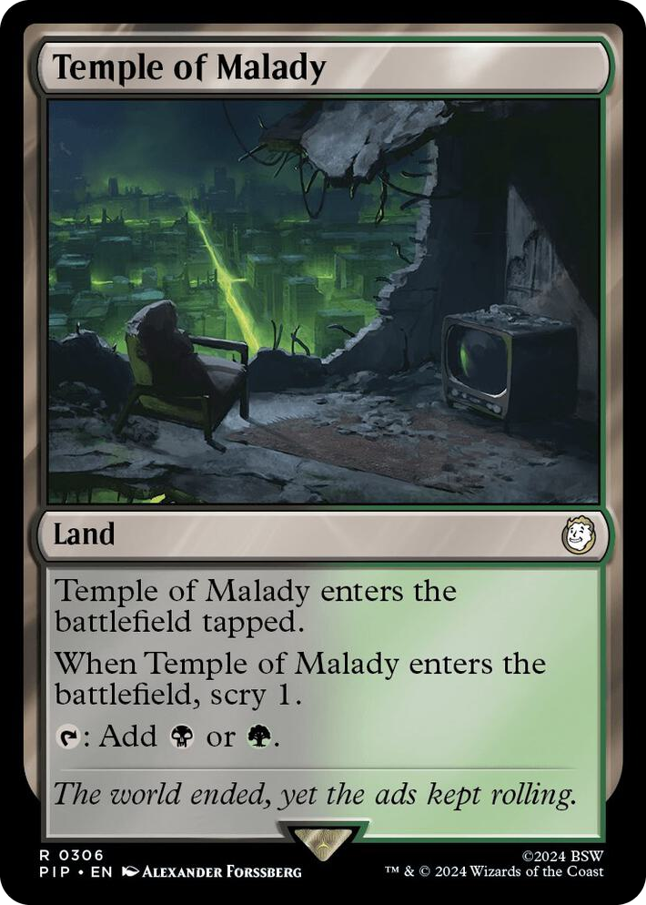 0306 Temple of Malady R Universes Beyond: Fallout
