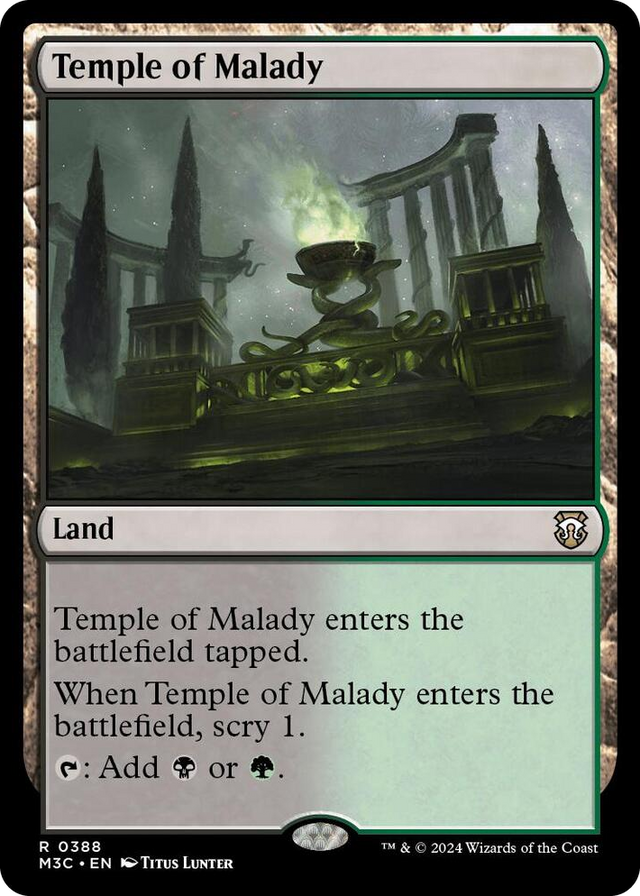 0388 Temple of Malady R Commander: Modern Horizons 3