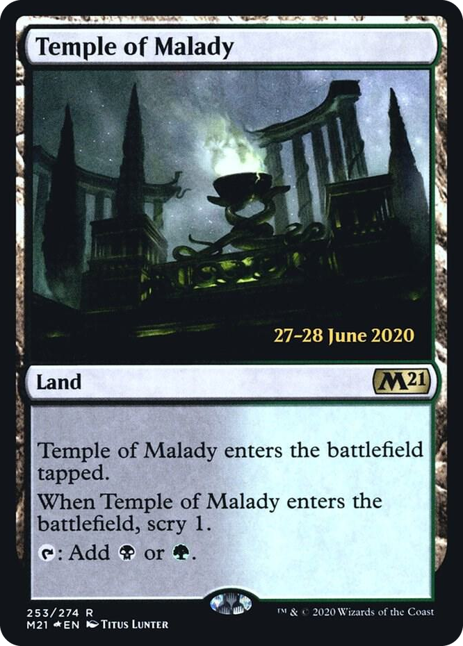 Temple of Malady (M21) #253 R - Prerelease Cards Pokemon card