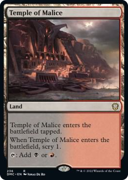 0236 Temple of Malice R Commander: Dominaria United