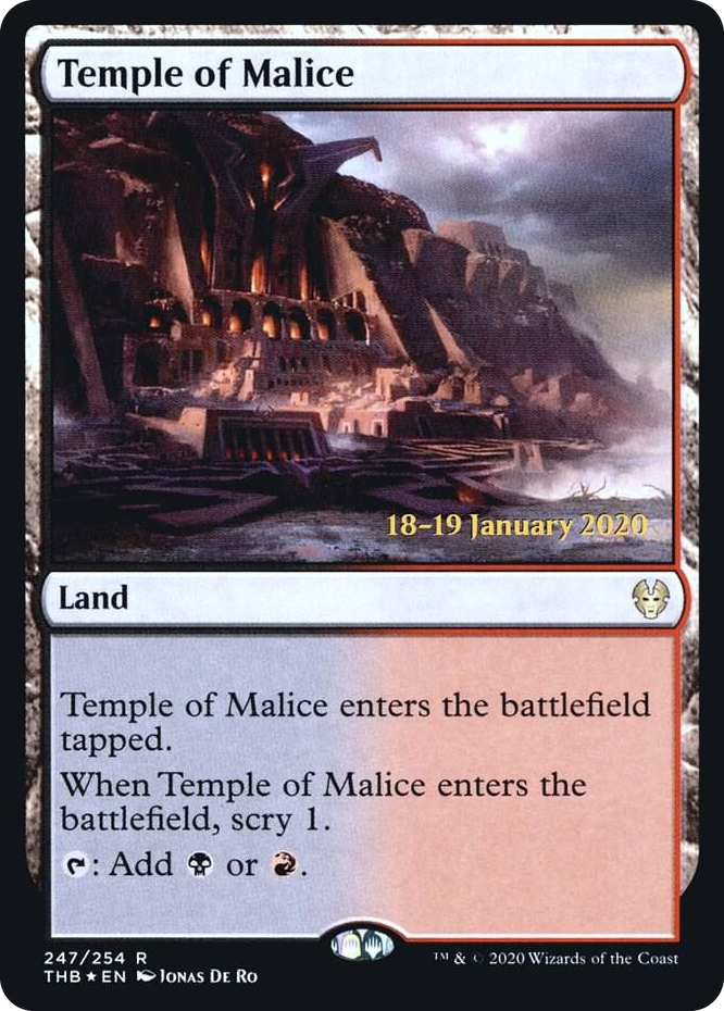 0247 Temple of Malice R Prerelease Cards