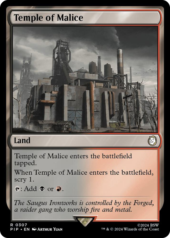 0307 Temple of Malice R Universes Beyond: Fallout