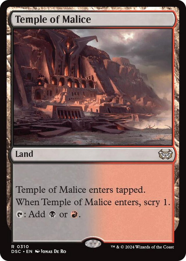 0310 Temple of Malice R Commander: Duskmourn: House of Horror