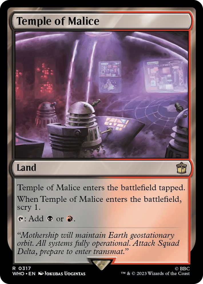 0317 Temple of Malice R Universes Beyond: Doctor Who