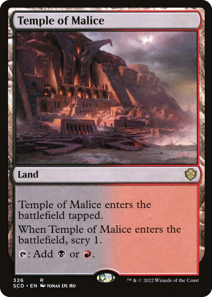 Temple of Malice #326 R - Starter Commander Decks Pokemon card