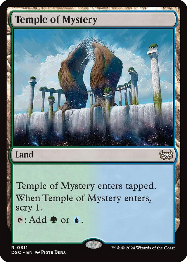 0311 Temple of Mystery R Commander: Duskmourn: House of Horror