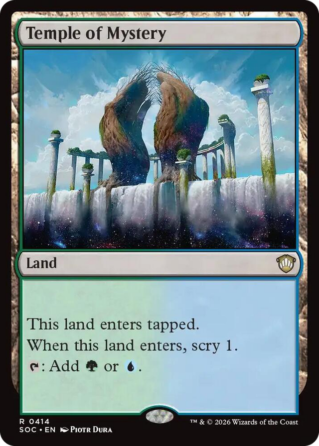 0414 Temple of Mystery R Commander: Secrets of Strixhaven