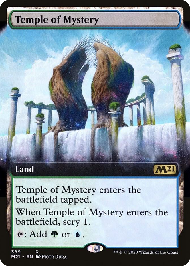 0389 Temple of Mystery (Extended Art) R Core Set 2021