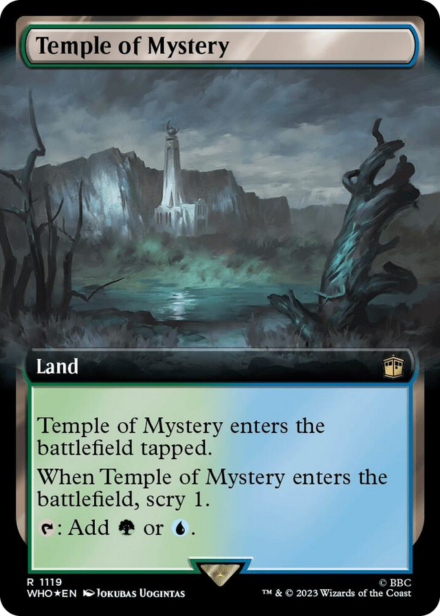 1119 Temple of Mystery (Extended Art) (Surge Foil) R Universes Beyond: Doctor Who
