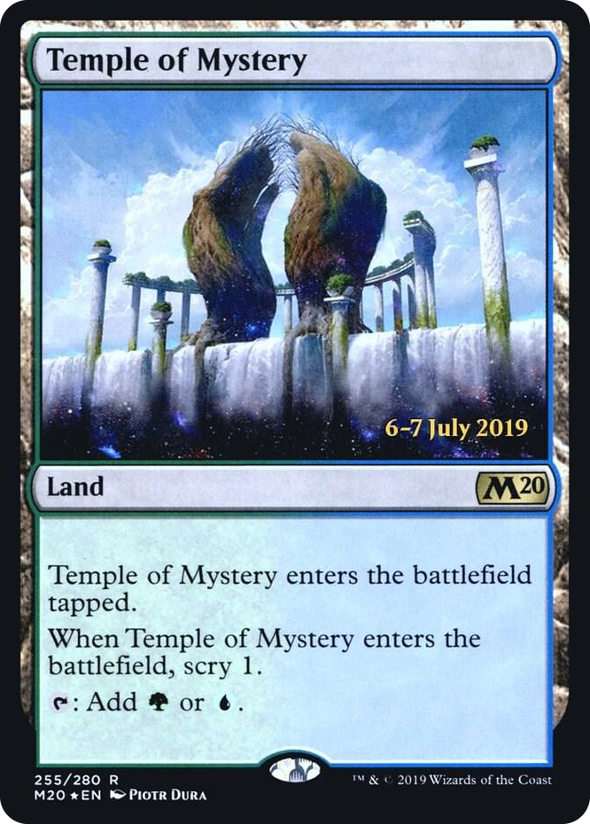 0255 Temple of Mystery (M20) R Prerelease Cards