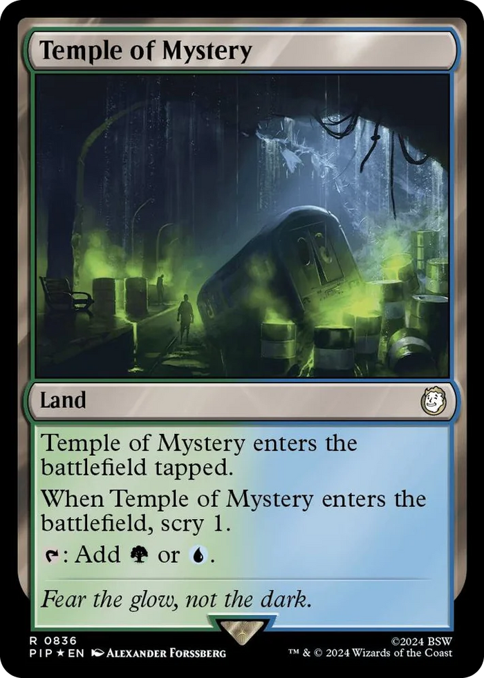 0836 Temple of Mystery (Surge Foil) R Universes Beyond: Fallout