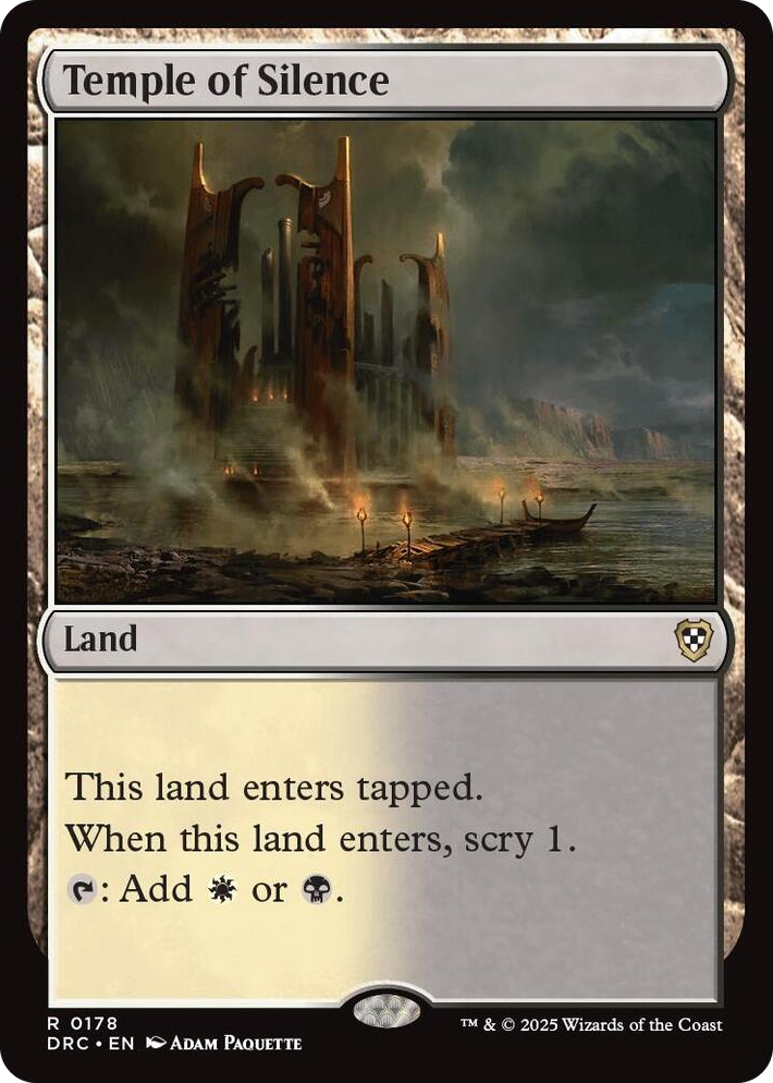 0178 Temple of Silence R Commander: Aetherdrift