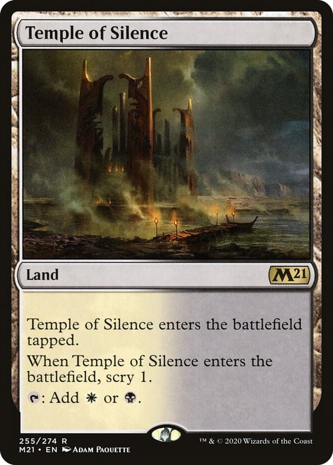 0255 Temple of Silence R Core Set 2021