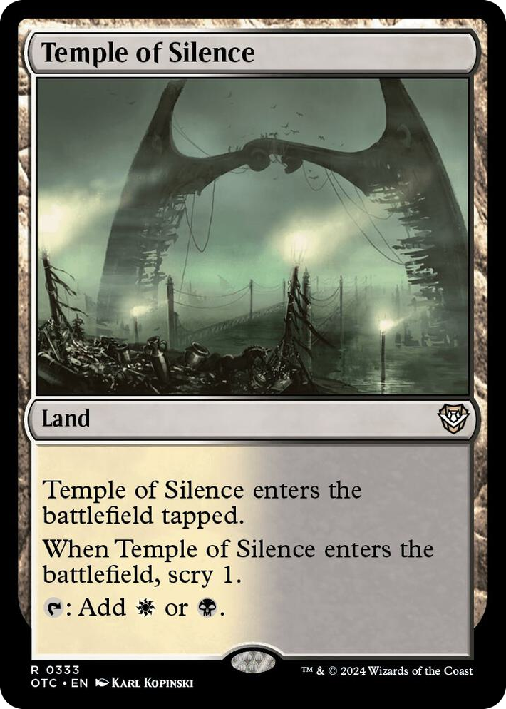 0333 Temple of Silence R Commander: Outlaws of Thunder Junction