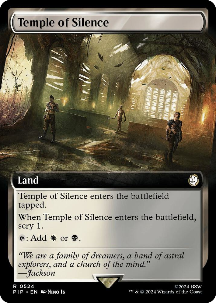 0524 Temple of Silence (Extended Art) R Universes Beyond: Fallout