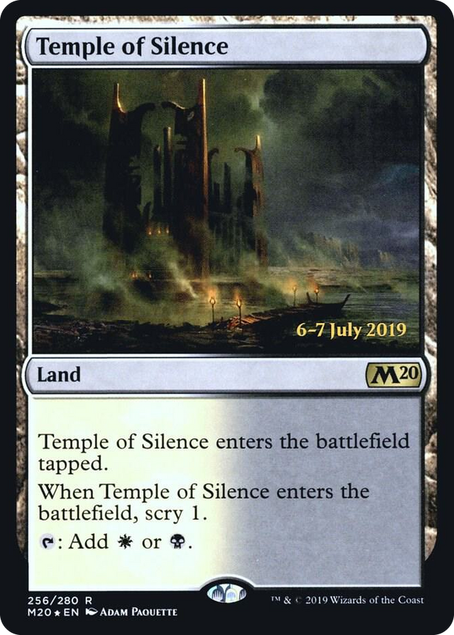0256 Temple of Silence (M20) R Prerelease Cards