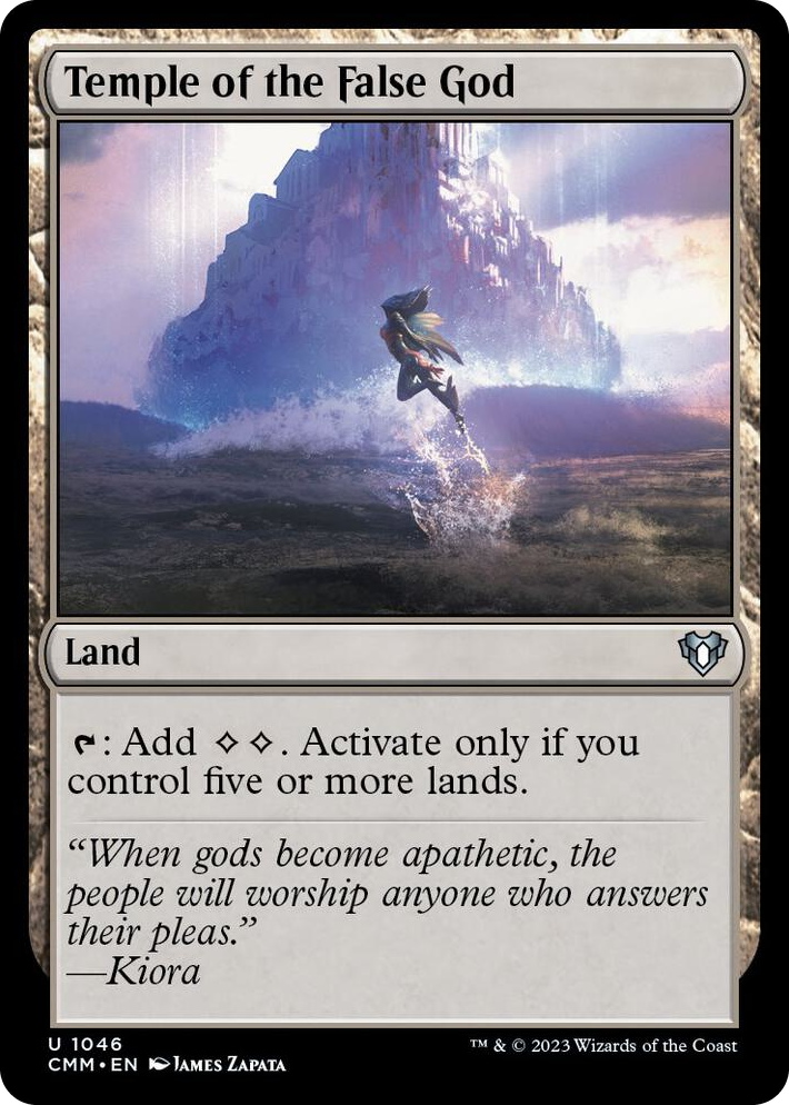 1046 Temple of the False God U Commander Masters