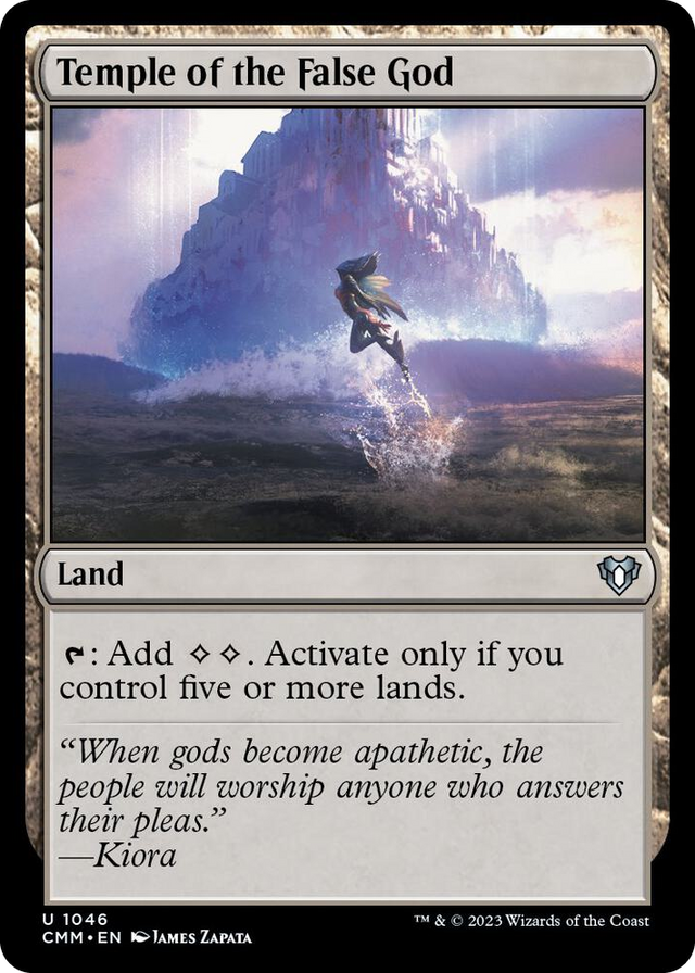 1046 Temple of the False God U Commander Masters