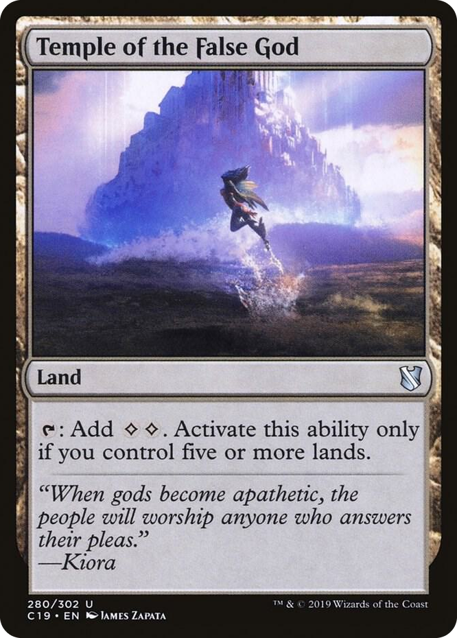 0280 Temple of the False God U Commander 2019
