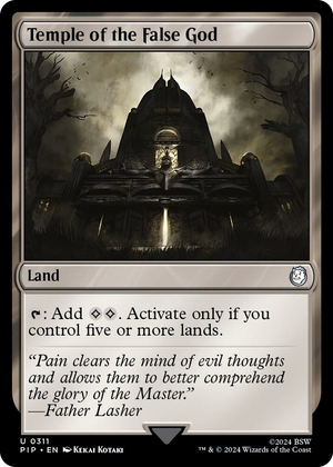 0311 Temple of the False God U Universes Beyond: Fallout