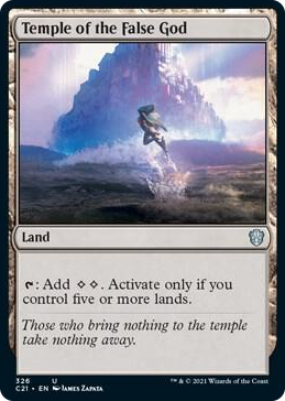 0326 Temple of the False God U Commander 2021