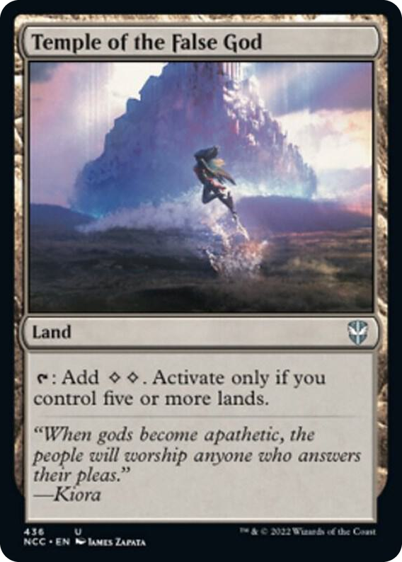 0436 Temple of the False God U Commander: Streets of New Capenna