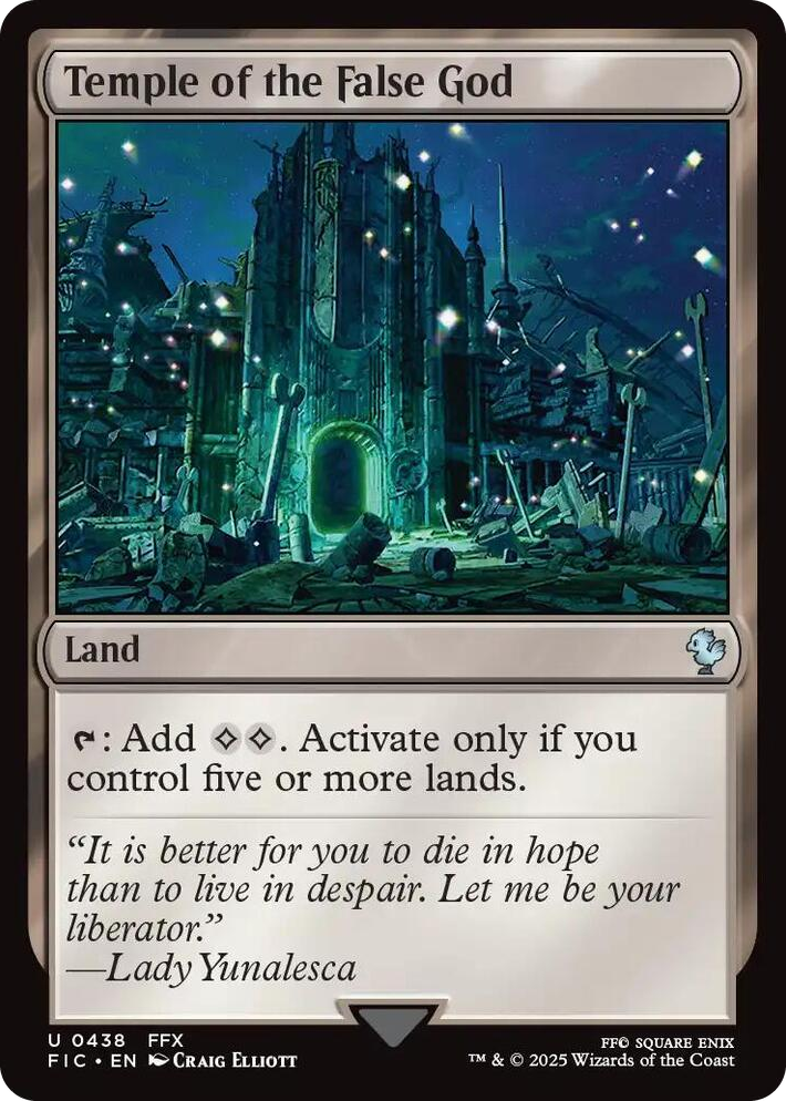 0438 Temple of the False God U Commander: FINAL FANTASY