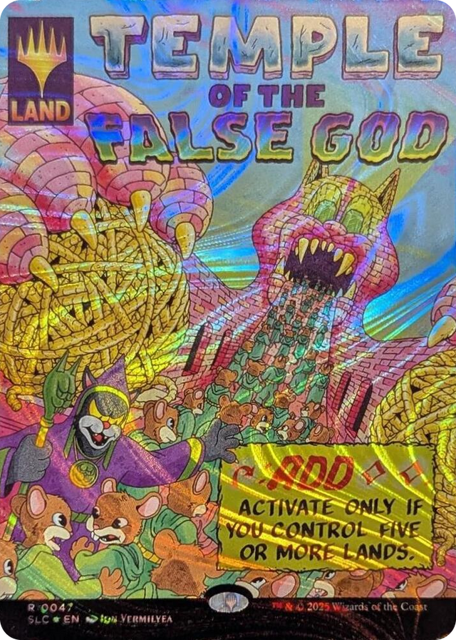0047 Temple of the False God (Halo Foil) R Secret Lair Countdown Kit