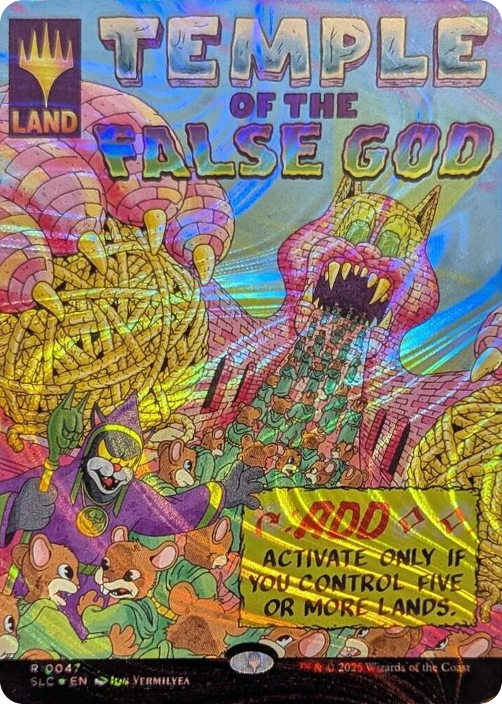 0047 Temple of the False God (Halo Foil) R Secret Lair Countdown Kit