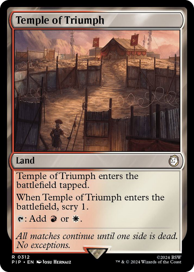 0312 Temple of Triumph R Universes Beyond: Fallout