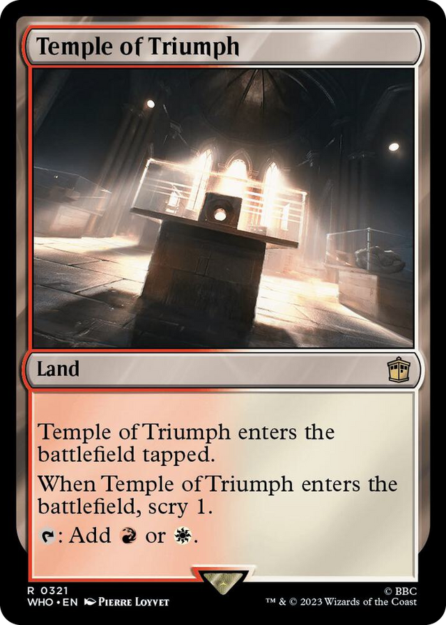 0321 Temple of Triumph R Universes Beyond: Doctor Who