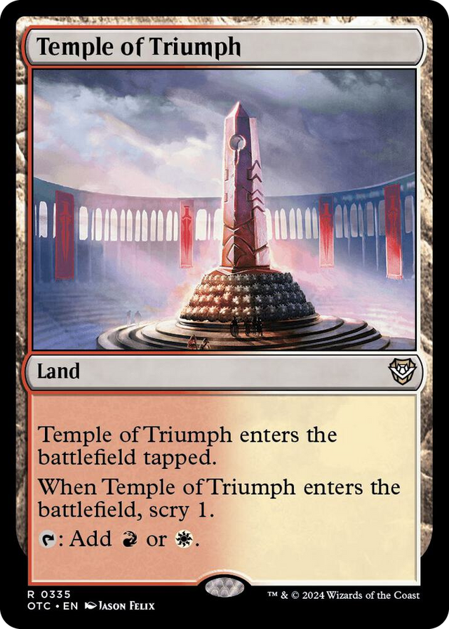 0335 Temple of Triumph R Commander: Outlaws of Thunder Junction