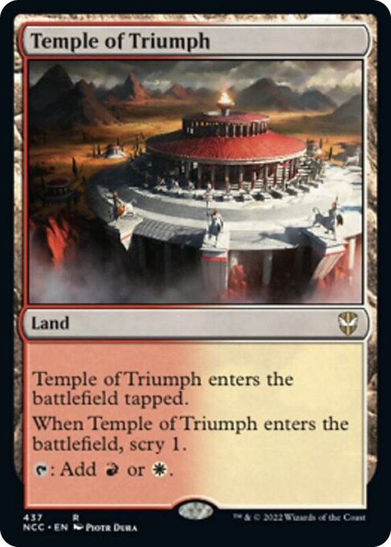 0437 Temple of Triumph R Commander: Streets of New Capenna